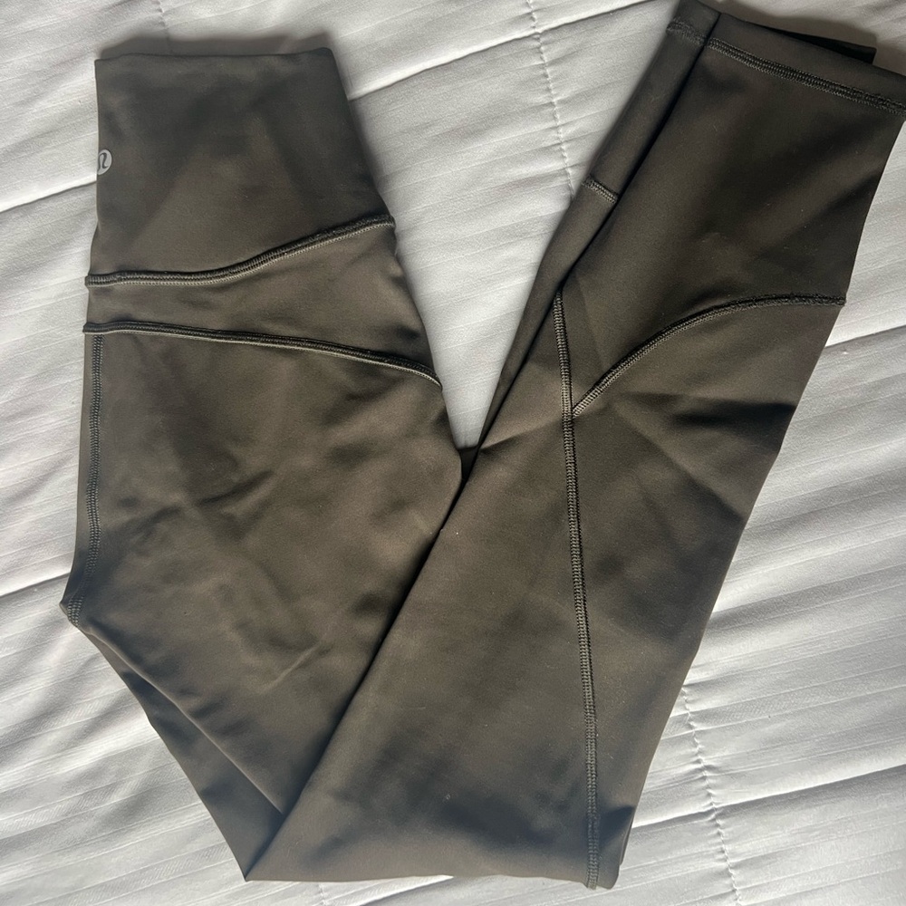 Lululemon Dark Olive 25” Leggings